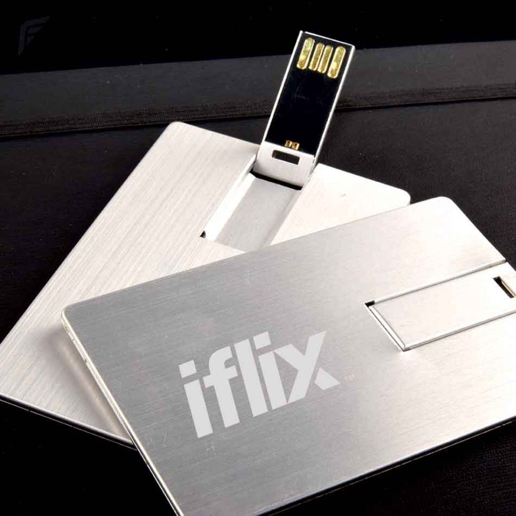 Heavy Metal Card Shaped USB Flash Drive Flashtify